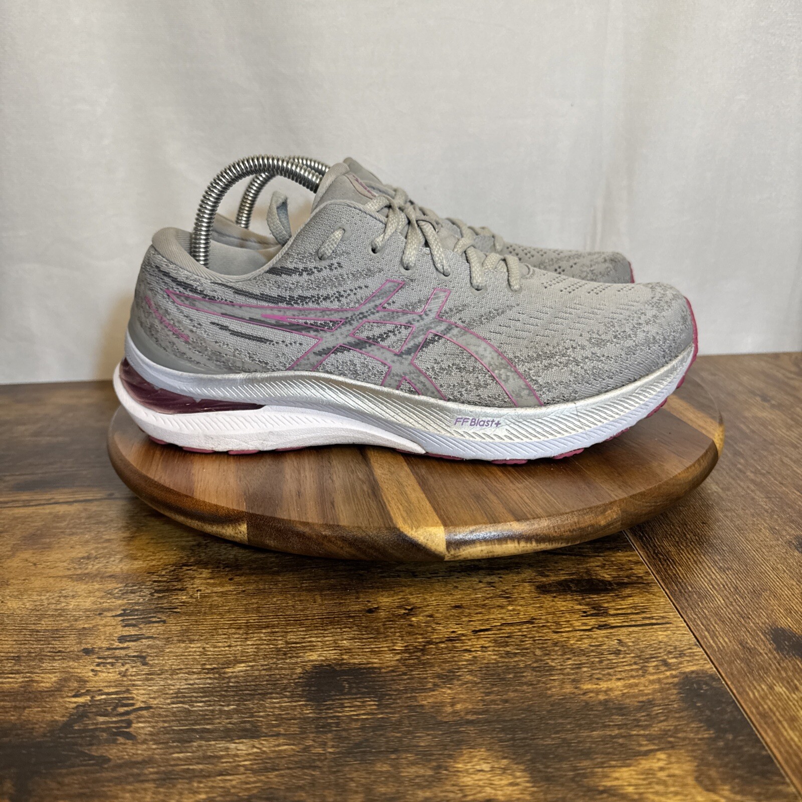 Asics Gel Kayano 29 1012B272 Gray Pink Running Walking Shoes Women’s Sz 10