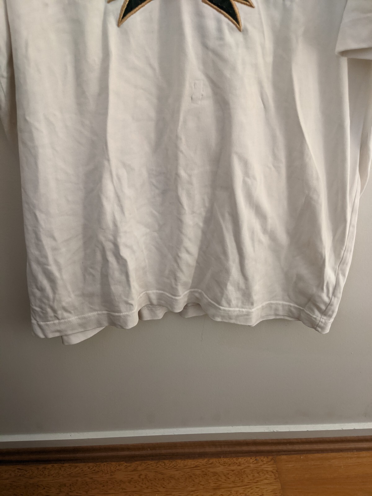 Tommy Hilfiger Shirt Mens Extra Large White Tiger Crest Embroidered