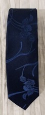 Calvin Klein Men's Silk Necktie, Blue, One Size