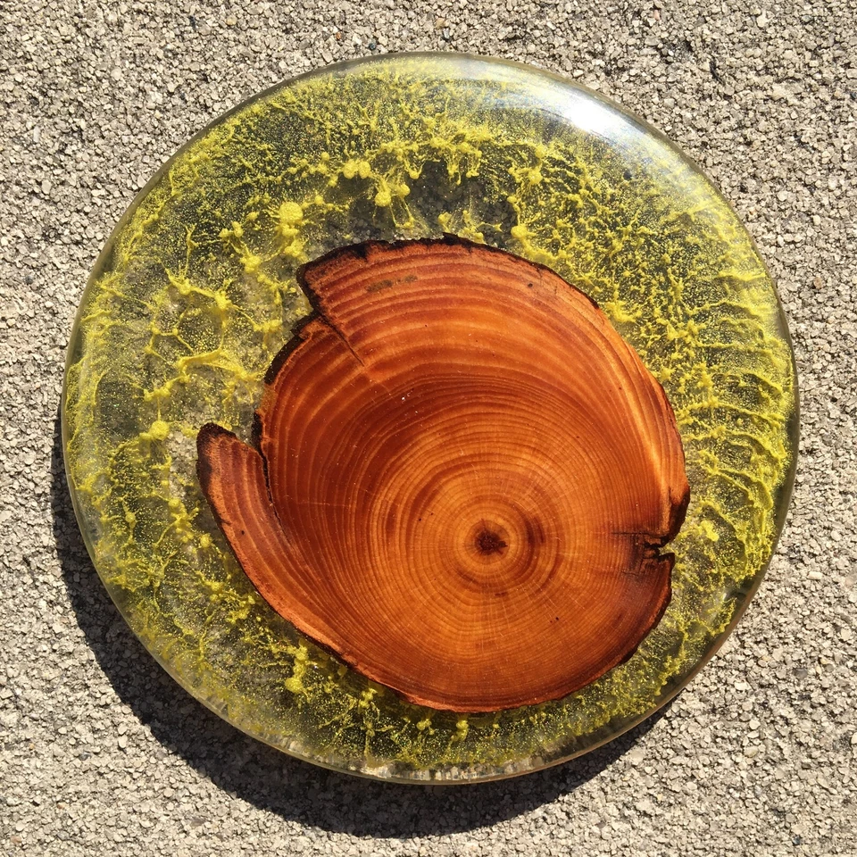 Disc Golf Mini Marker Epoxy Resin Beveled Edge Handmade Mini Vendors Lot Of 12 - Image 3 of 4