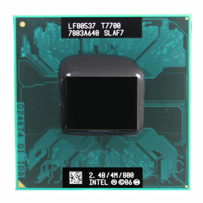 Intel Core2 Duo T7700 SLA43 SLAF7 Mobile CPU Processor Socket P 478pin 2.4GHz 4M