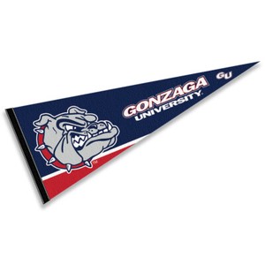 NCAA GONZAGA UNIVERSITY BULLDOGS LOGO PENNANT 12X30