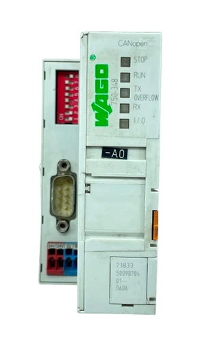 Wago 750-348 CANopen D-SUB Fieldbus Coupler PLC Communication Module Din Rail 24