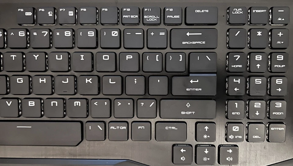 MSI GT75 Titan 8RG GAMING LAPTOP KEYBOARD SINGLE REPLACEMENT KEYS KEYCAPS - Image 4 of 4