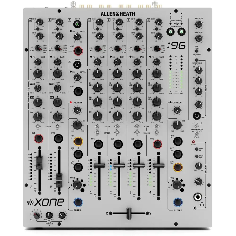 ALLEN & HEATH XONE 96 mixer analogico per dj club festival 6 canali + 2 return