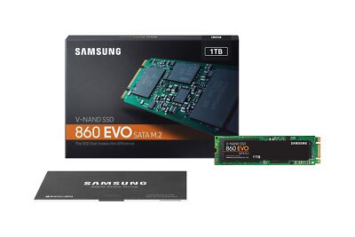 Samsung SSD 860 EVO 1TB M.2 SATA Internal SSD (MZ-N6E1T0BW