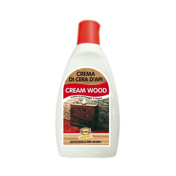 CREAM WOOD Crema di cera d'api per LEGNO NUTRE E PROTEGGE 250 mL - MADRAS