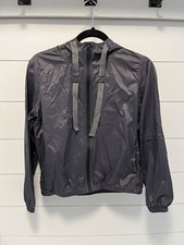 Zyia Active Light Weight WindBreaker Dark Gray Size Small