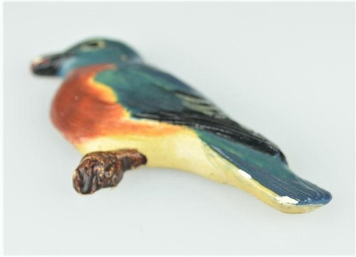 HANDBEMALTER KERAMIK KARDINAL, BALTIMORE ORIOLE, GOLDFINK, UNMARKIERTER VOGEL (4) - Bild 13 von 18