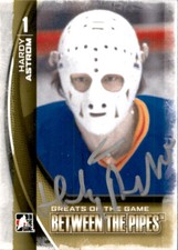 Hardy Astrom Signed Auto 2013-14 BTP Between The Pipes card New York Islanders