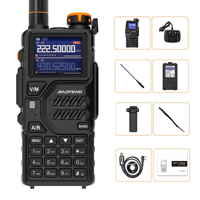 BaoFeng UV-K5 Plus Dual Band 999CH FM Radio Walkie Talkie With Programming Cable