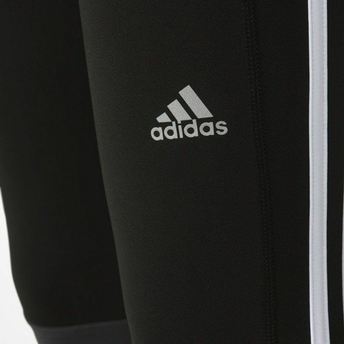 Adidas Response lange laufende Damen-Trainingsstrumpfhose schwarz/weiß/grau UK M/12-14 - Bild 4 von 6