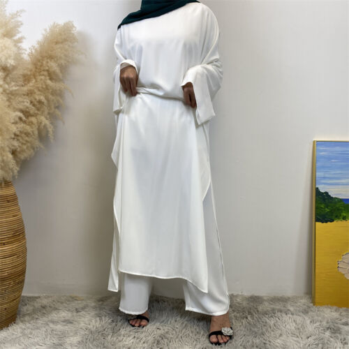 Kaftan Damen Muslim Langes Kleid Abend Dubai Robe Bescheiden Ramadan Kleid Islamisch - Bild 30 von 40