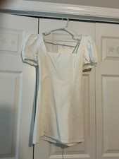 Zara white dress small