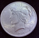 1924-P Peace Silver Dollar BLAZING BU Luster Choice Uncirculated Mint State S$1