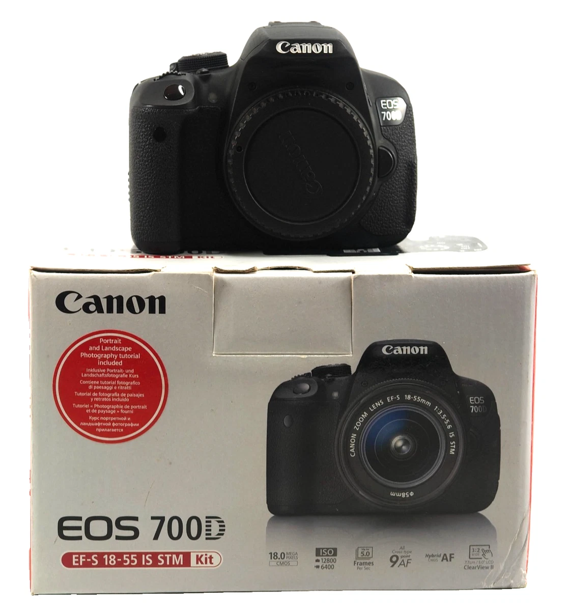 Appareil Photo Reflex Canon EOS 700D Avec Objectif 18-55mm + Carte SD 128Go - Occasion - Garantie 1 An