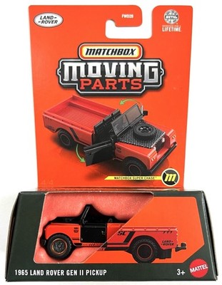 マテル・クリエーションズ　マッチボックス 1965 ランドローバー GEN II MATCHBOX SUPER CHASE 1965 LAND ROVER GEN II PICKUP MOVING PARTS