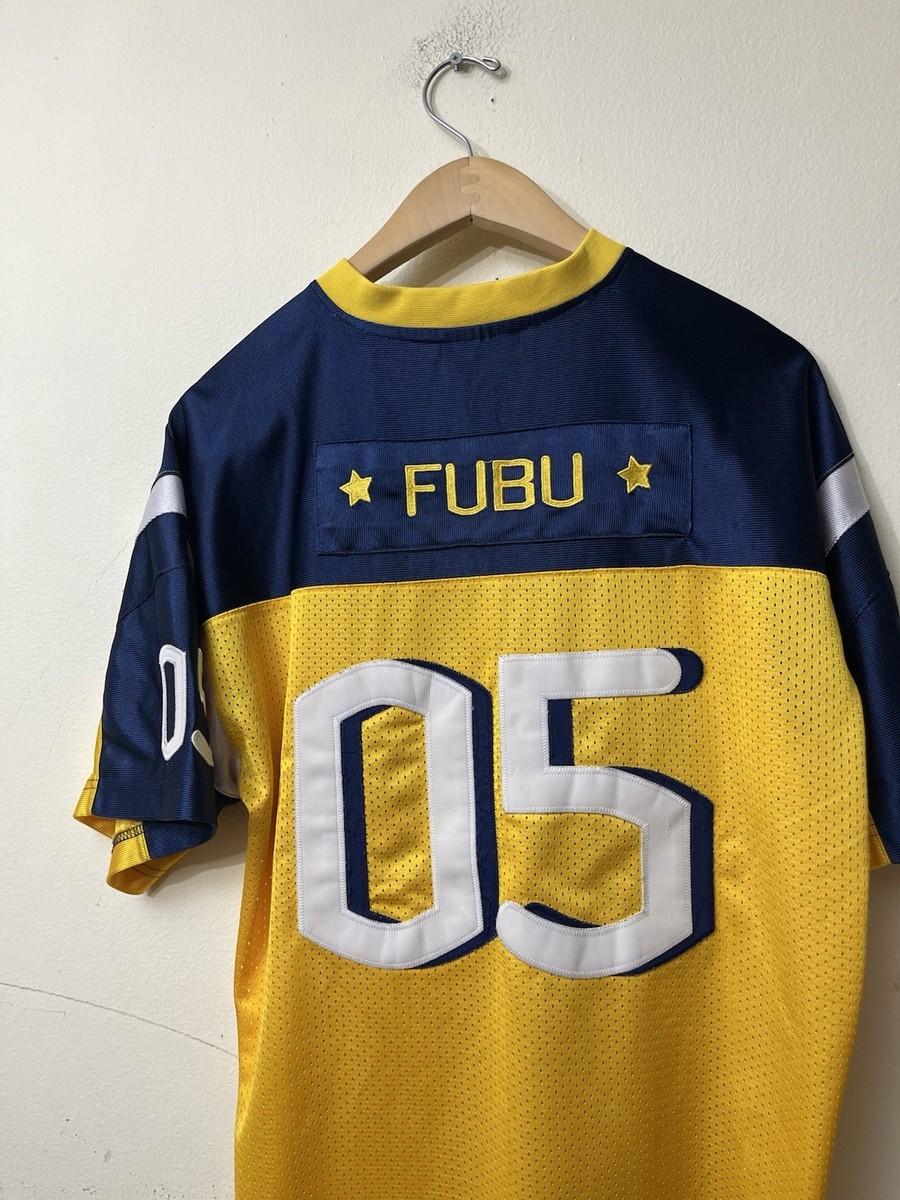 FUBU ユニフォーム LARGE 05 イエロー/ブラック VINTAGE FUBU 05 