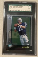 1998 Bowman Chrome - Preview Peyton Manning #BCP1 Rookie SGC 9 RC