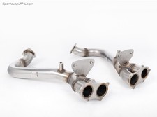 Milltek Edelstahl Ø70mm OPF-Ersatzrohr Porsche Boxster 4.0 GTS