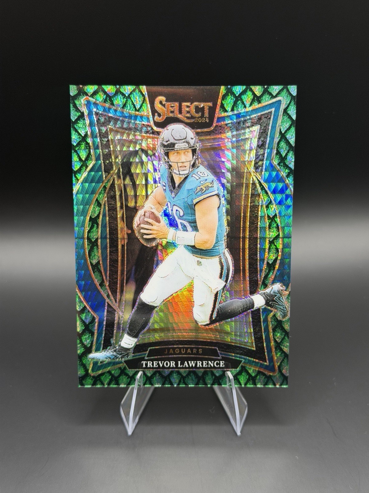 2024 Panini Select Trevor Lawrence Dragon Prizm /81 #98 Jaguars SSP Case Hit