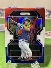 Jeff McNeil 2022 Panini Prizm Red White Blue card #244 - NY Mets
