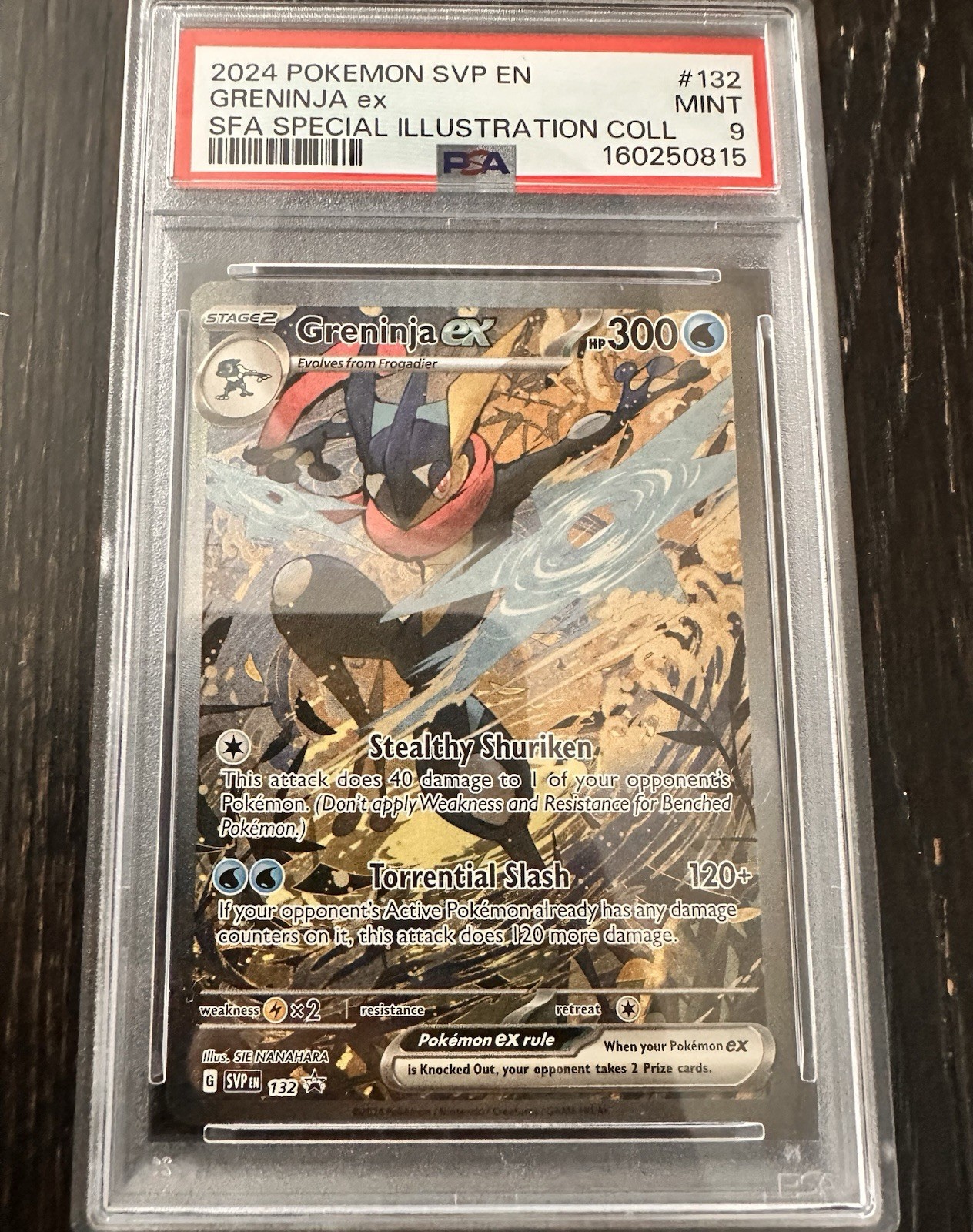 Greninja ex 2024 Scarlet & Violet: Black Star Promo #132 Surging
