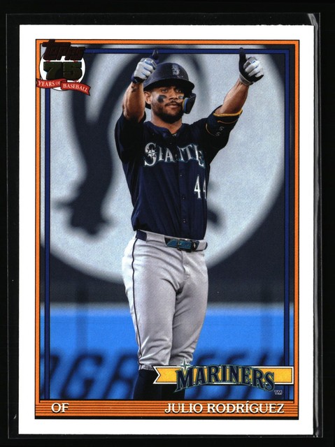 2026 Topps #T91-39 Julio Rodríguez 35th Anniversary Pink (Series One)