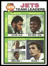 (Long / Walker / Jackson / Burgess Owens / Joe Klecko) 1979 Topps #226 Jets