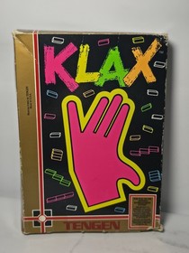 Klax (Nintendo Entertainment System, 1990) NES CIB