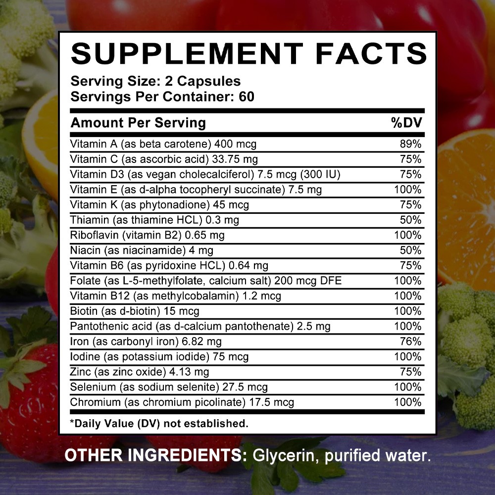 Multivitaminico con Ferro per la Crescita Ossea foto 2