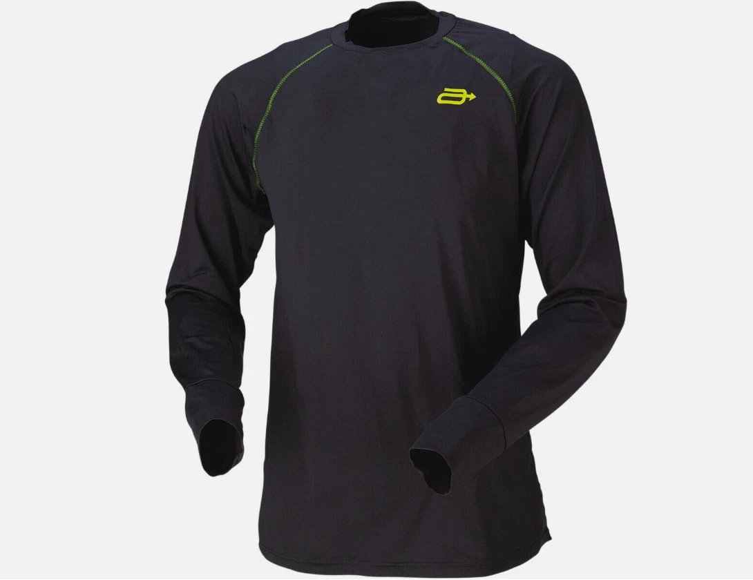 Arctiva Regulator Jersey Shirt Top Base Layer Black SMALL 3150-0216