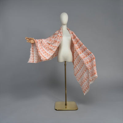 Hemisphere Radegunde Cashmere Silk Scarf H Monogram  200x70cm (78x27in)