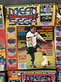 Mean Machines Sega Magazine Job Lot Of 7 Vintage Gaming Magazines and Supplement
