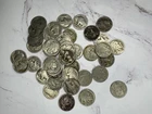 (lot of 43) Buffalo Nickels, no dates, partial dates - many nic-a-dated
