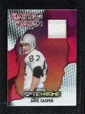 2025 Leaf Optichrome Battle Worn Pink Prismatic 1/8 Dave Casper #BW-5 HOF 2u3