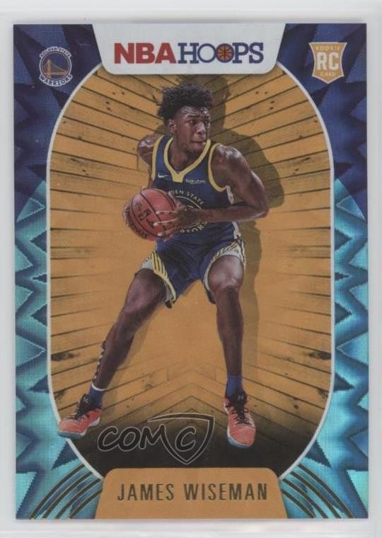 2020-21 Panini NBA Hoops Teal Explosion James Wiseman #205 0a6