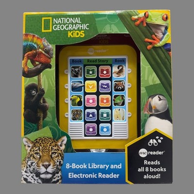 National Geographic Kids  Me Reader Electronic Reader & 8 Sound Book Library NEW