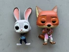 Funko Pop! Disney Zootopia 2 #1652 Judy Hopps & Nick Wilde - LOOSE FIGURE LOT