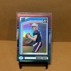 2024 Panini Donruss - Rated Rookie Drake Maye Optic Preview Red & Green Prizm