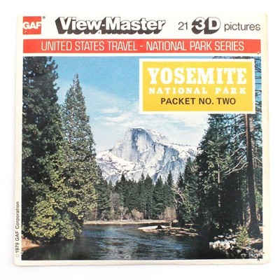 Yosemite National Park No. 2 California GAF View-Master Packet K 44 G6nk