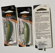 3 OF Bomber Crank Bait Fishing Lures 2-1/4" 1/4z 1-2ft NIP