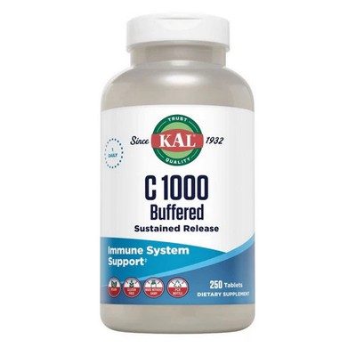 C 1000 Sustained Release Buffered 250 Tabs 1;000 mg