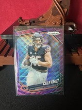 2025 Panini Football Prizm Cole Kmet Purple Wave Prizms /99🔥!!Chicago Bears