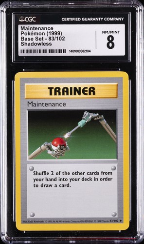 Maintenance (Shadowless) graded CGC 8 for sale on eBay