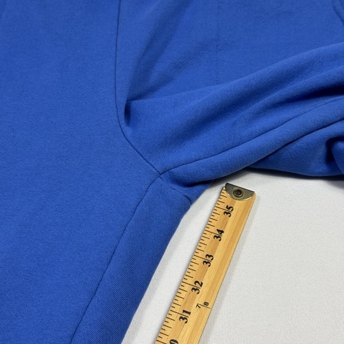 Lacoste IZOD Vintage Fleece Sweatpants Drawstring Cotton Polyester Blue Men's XL - Picture 9 of 11