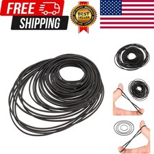 LTKJ 100PCS 40-135Mm Mix Square Cassette Tape Machine Belt Common Belt Assorted