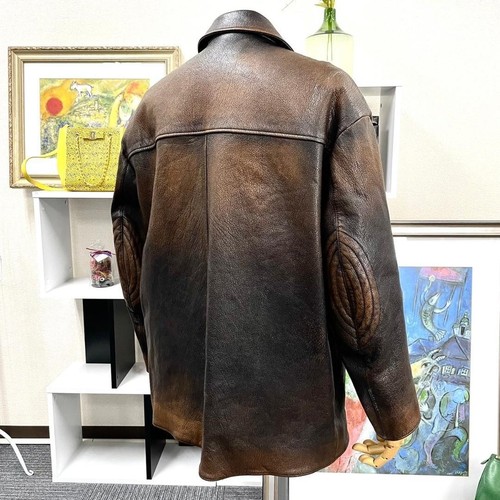 Prada 21Fw Leder Blouson Oversized S - Bild 4 von 17