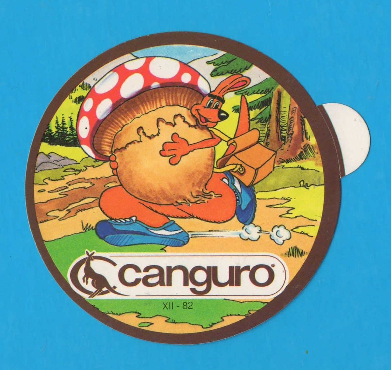 ADESIVO STICKER AUTOCOLLANT VINTAGE CANGURO SHOES SCARPE MA4674