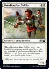 x4 Battalion Foot Soldier - Core Set 2020 (M20) - NM - MTG